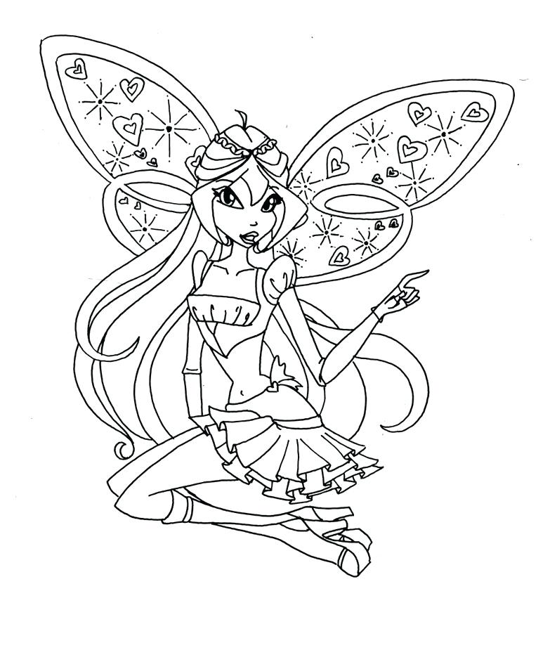 Winx Club Flora Coloring Pages at GetColorings.com | Free printable ...