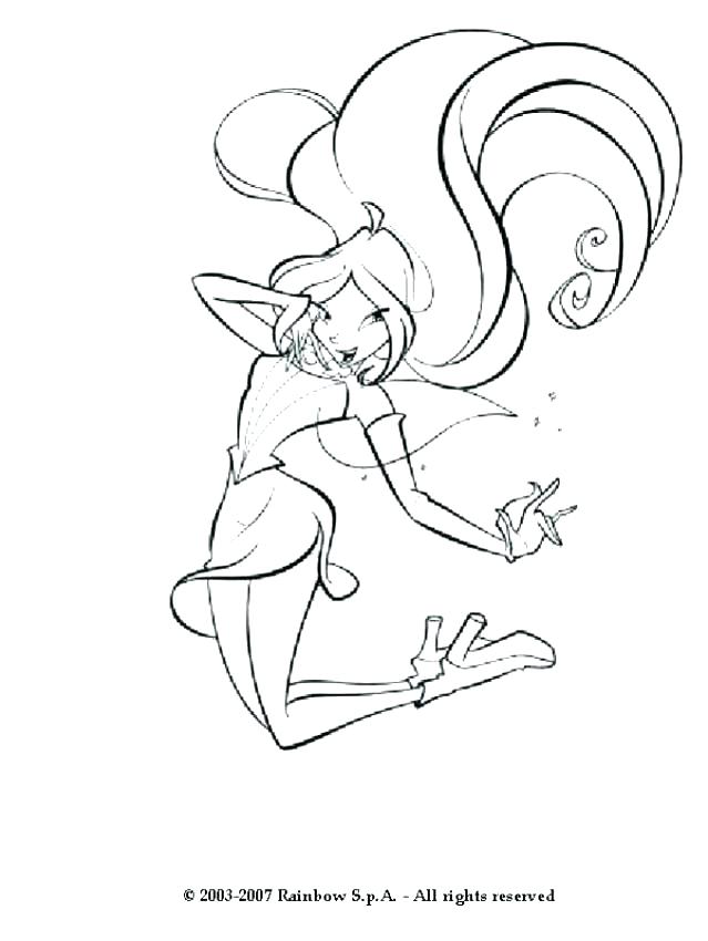 Winx Club Flora Coloring Pages at GetColorings.com | Free printable ...