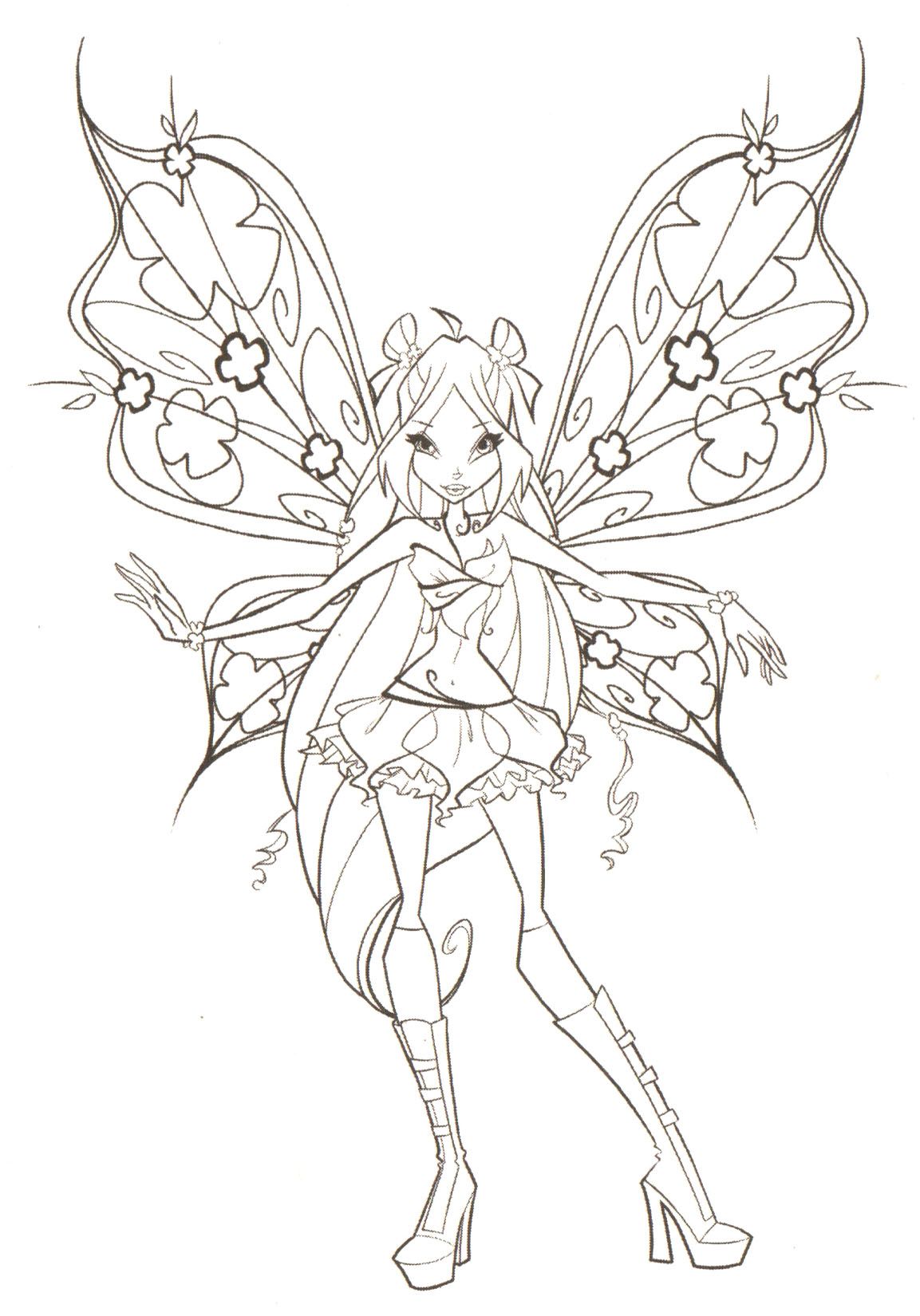 Winx Club Flora Believix Coloring Pages Winx Club Forever 1153x1650 Winx Club Flora Believix Coloring Pages Winx Club Forever