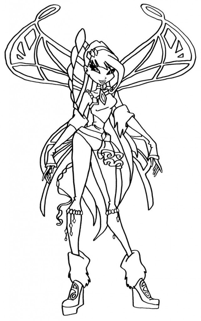 Musa Winx Coloring Pages 642x1024 Musa Winx Coloring Pages