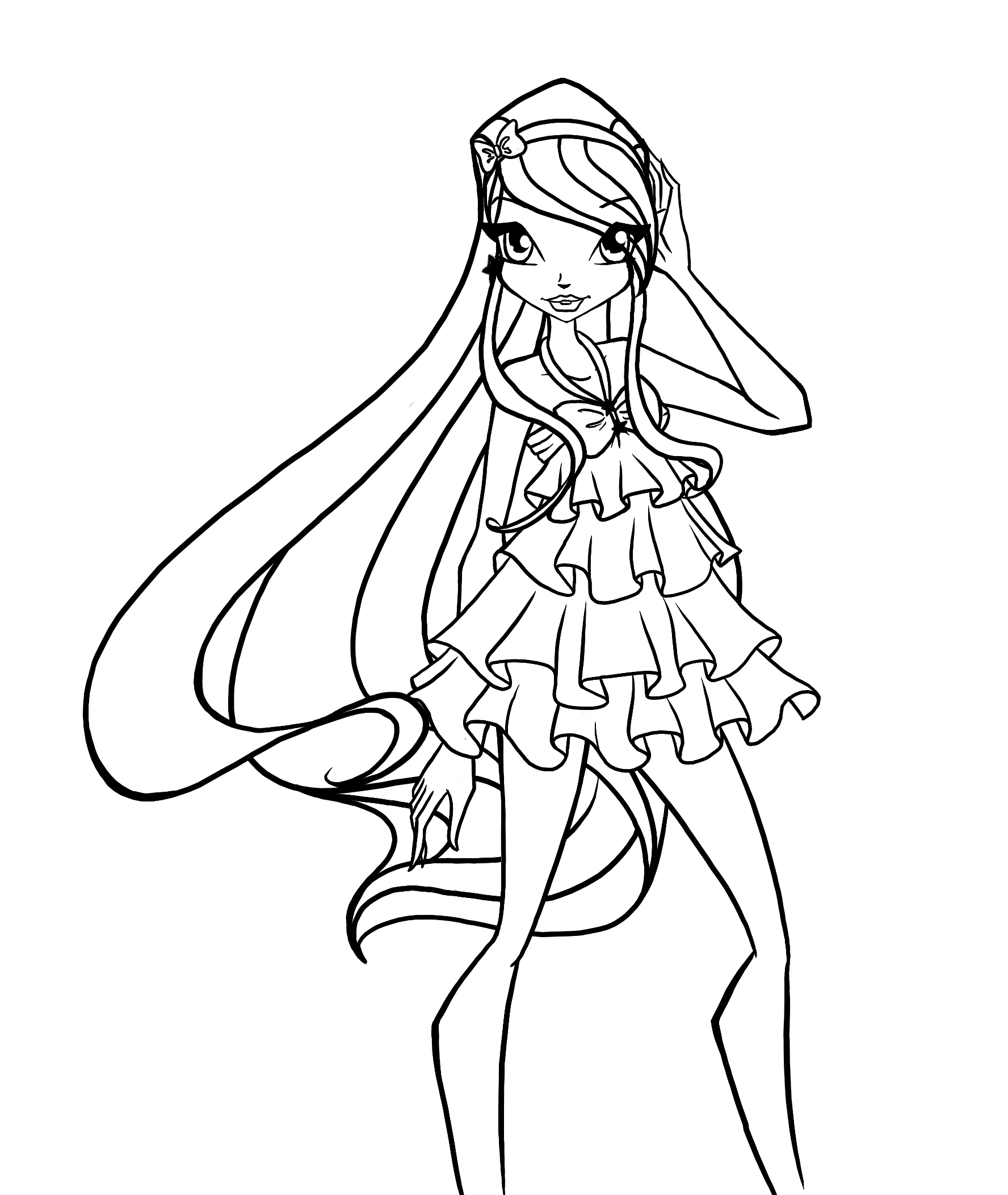 Winx Club Coloring Pages 1776x2104 Winx Club Coloring Pages