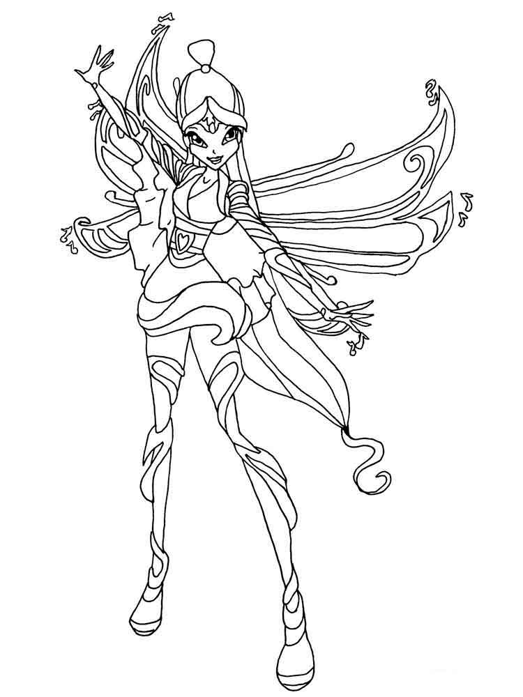 Winx Club Musa Coloring Pages 8 750x1000 Winx Club Musa Coloring Pages 8