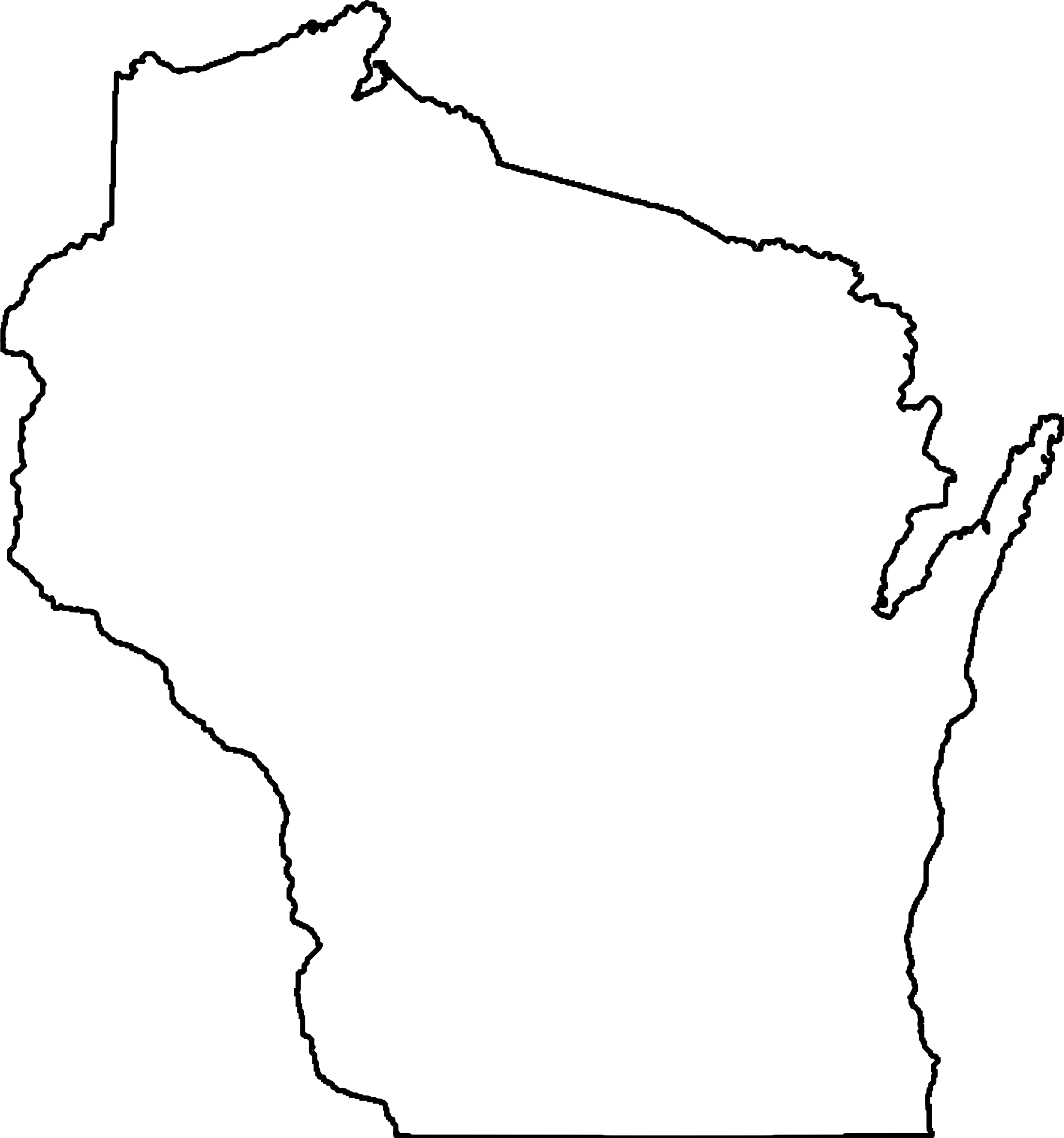 2196x2348 Wisconsin Coloring Pages