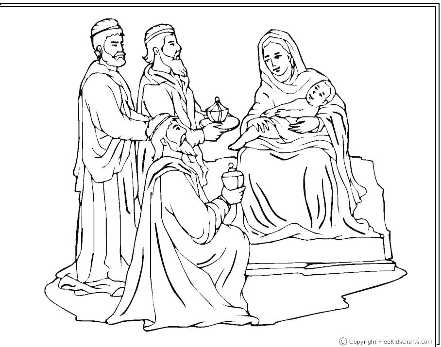 Wise Men Coloring Pages At The Nativity Coloring Page Coloring 908x715 Wise Men Coloring Pages At The Nativity Coloring Page Coloring