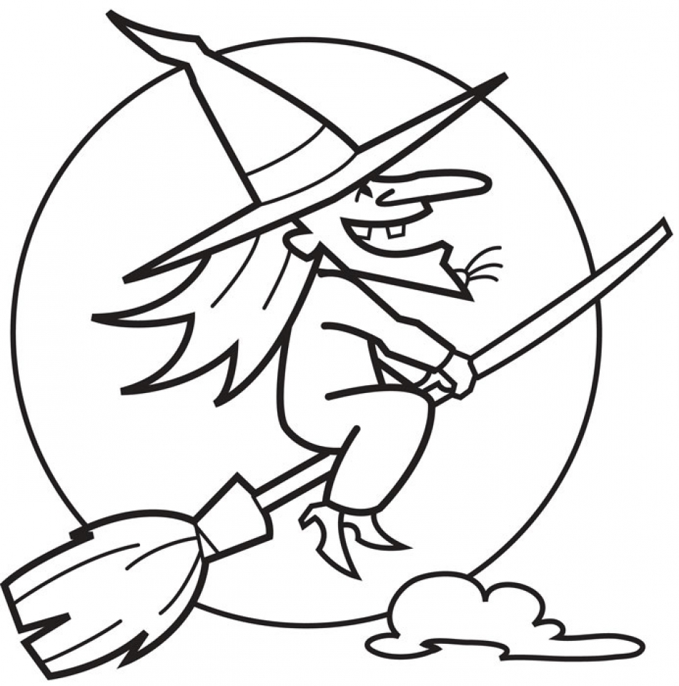 Witch Coloring Pages 950x960 Witch Coloring Pages