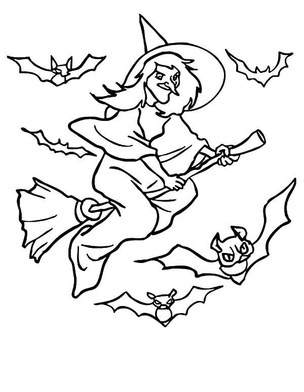 Witch Coloring Pages Witch Bats Flying Witch Coloring Pages Witch 600x775 Witch Coloring Pages Witch Bats Flying Witch Coloring Pages Witch