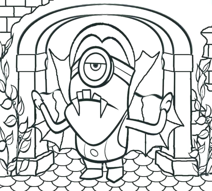 Halloween Coloring Page For Preschool 850x765 Halloween Coloring Page For Preschool