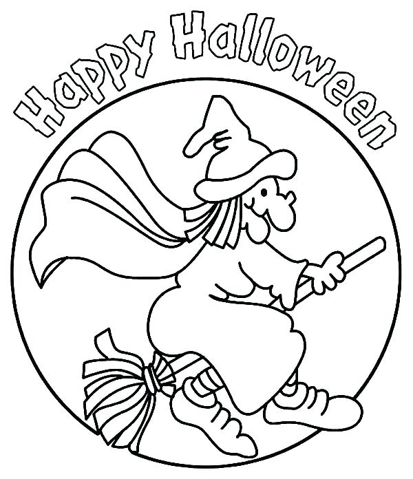 Happy Halloween Sign Coloring Pages Vanda 600x696 Happy Halloween Sign Coloring Pages Vanda