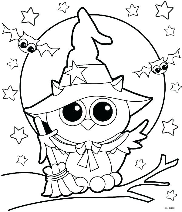 Coloring Pages Of Halloween Coloring Pages Owl Witch Coloring Page 600x699 Coloring Pages Of Halloween Coloring Pages Owl Witch Coloring Page