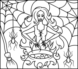 Witch Coloring Page. Printables. Apps For Kids. 256x226 Witch Coloring Page. Printables. Apps For Kids.