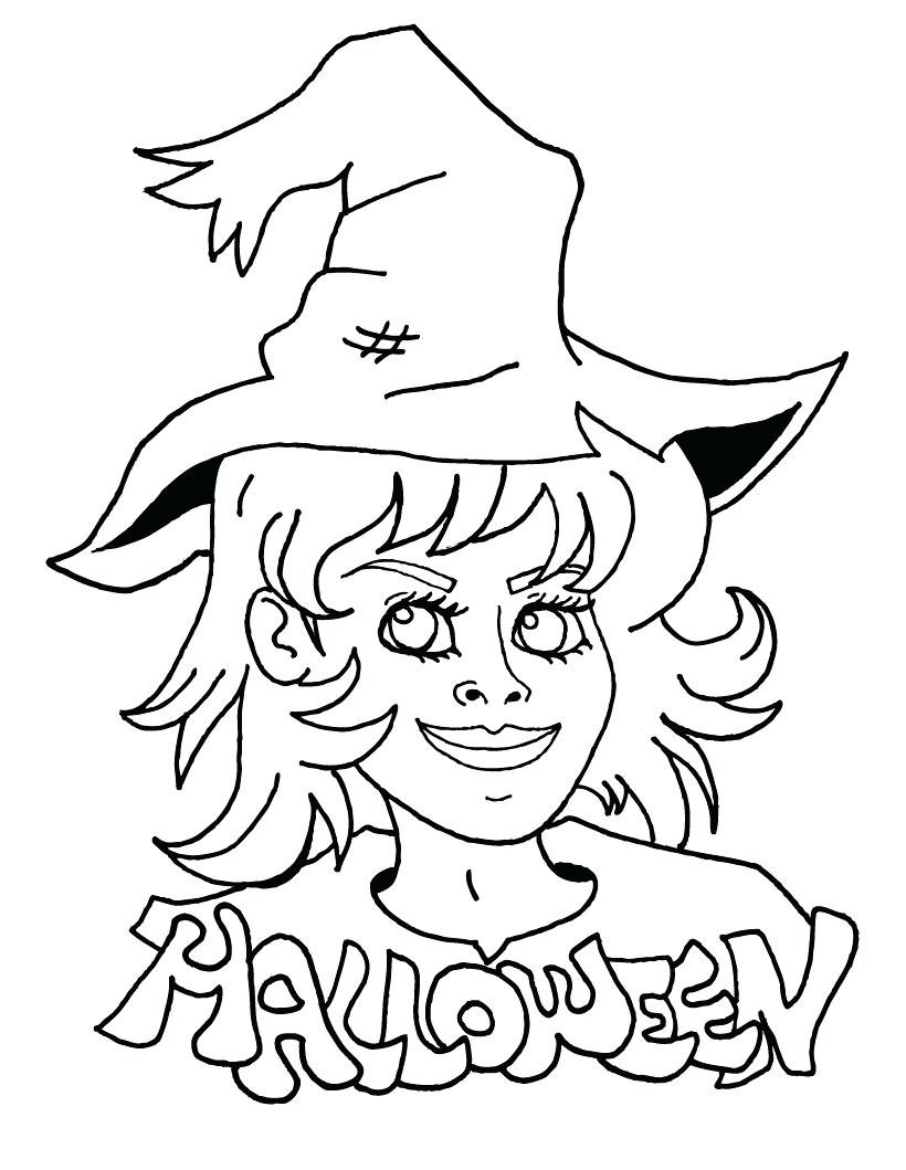 820x1059 Printable Witch Faces Coloring Pages Printable
