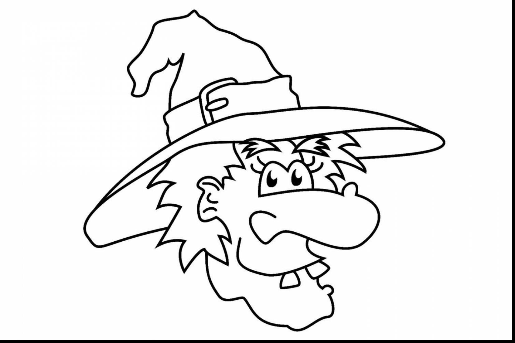 1650x1100 Coloring Pages Witch Page Fun Throughout Face Acpra