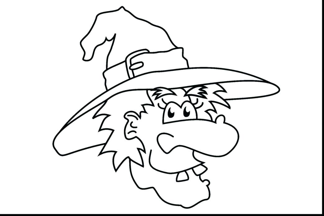 Witch Hat Coloring Page at GetColorings.com | Free printable colorings ...