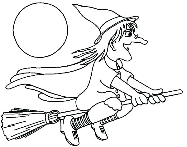 Witch Hat Coloring Pages Print Scarlet Colouring Witches Page 600x470 Witch Hat Coloring Pages Print Scarlet Colouring Witches Page