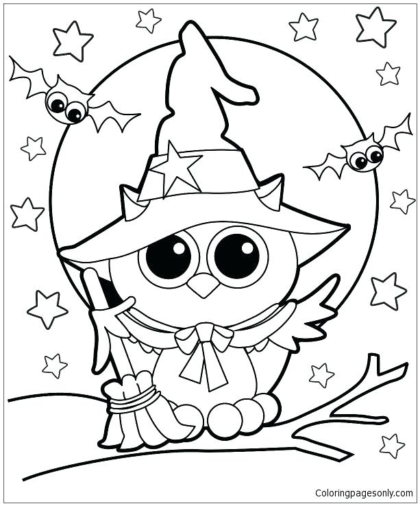 Witches Coloring Pages Witches Coloring Pages Owl Witch Coloring 613x738 Witches Coloring Pages Witches Coloring Pages Owl Witch Coloring