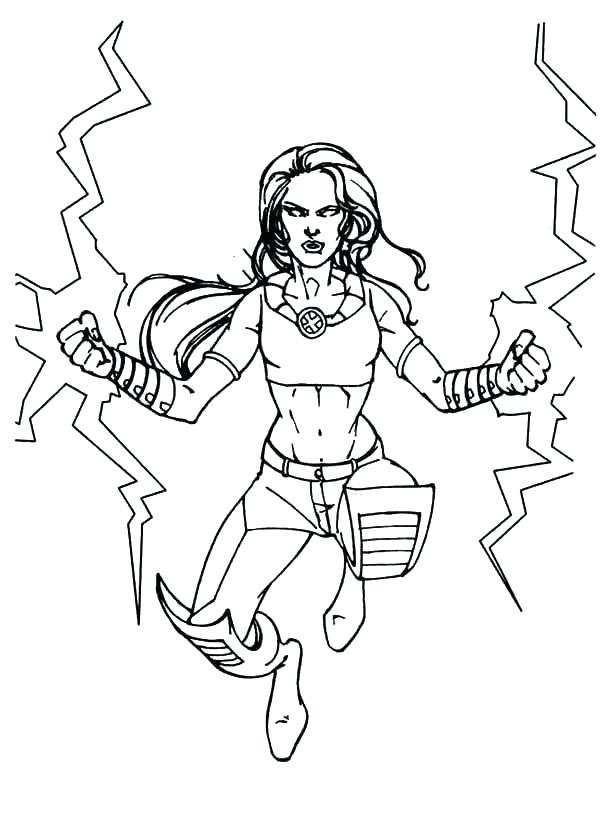 600x840 Storm Coloring Pages Coloring Pages X Men Coloring Pages Free X