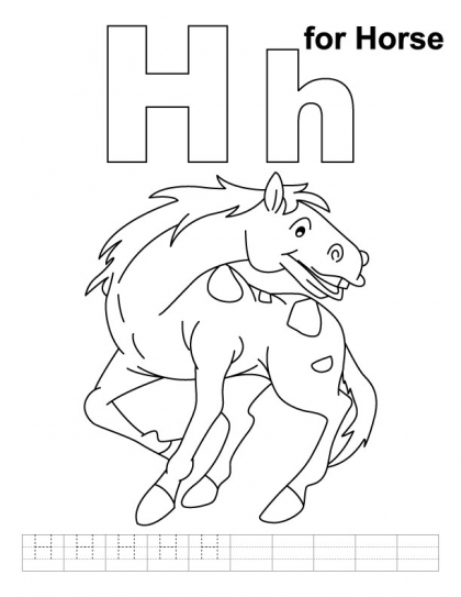 Letter H Coloring Pages For Toddlers. 91 Best Alphabet Printables 420x543 Letter H Coloring Pages For Toddlers. 91 Best Alphabet Printables