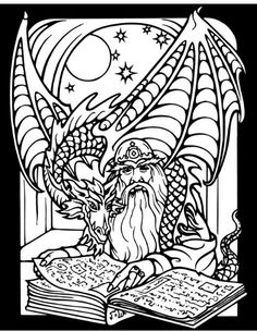 Wizard Coloring Pages For Adults Wondrous Wizards (Dover 236x304 Wizard Coloring Pages For Adults Wondrous Wizards (Dover