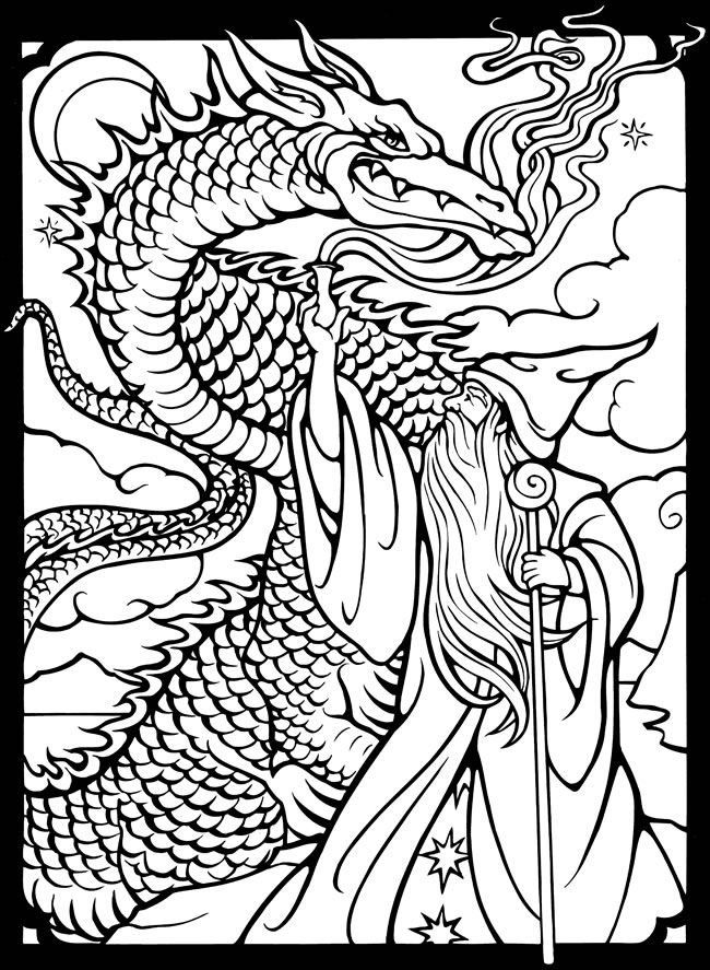 Dover Publications Free Sample Coloring Page 650x887 Dover Publications Free Sample Coloring Page