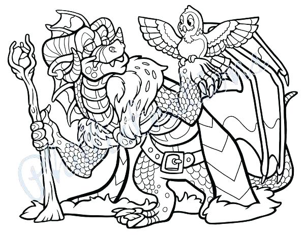 Dragon Coloring Pages Easy Wizard Coloring Page Wizard Dragon 600x463 Dragon Coloring Pages Easy Wizard Coloring Page Wizard Dragon