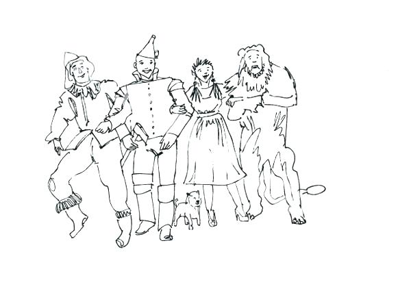 Wizard Of Oz Coloring Pages Free 600x425 Wizard Of Oz Coloring Pages Free