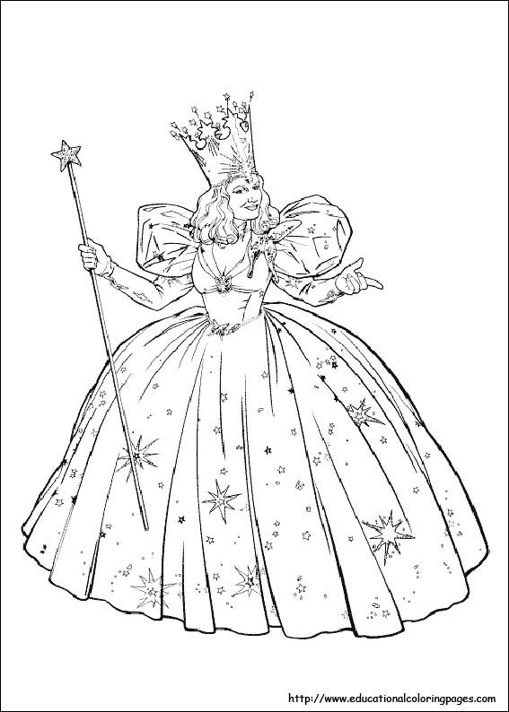 Glinda The Good Witch Coloring Pages Cleaning 567x794 Glinda The Good Witch Coloring Pages Cleaning