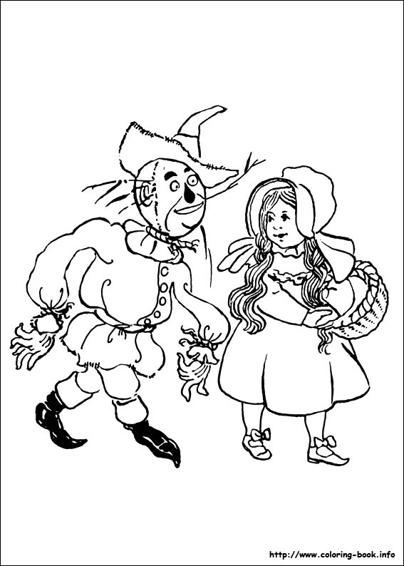 The Wizard Of Oz Coloring Picture 567x794 The Wizard Of Oz Coloring Picture