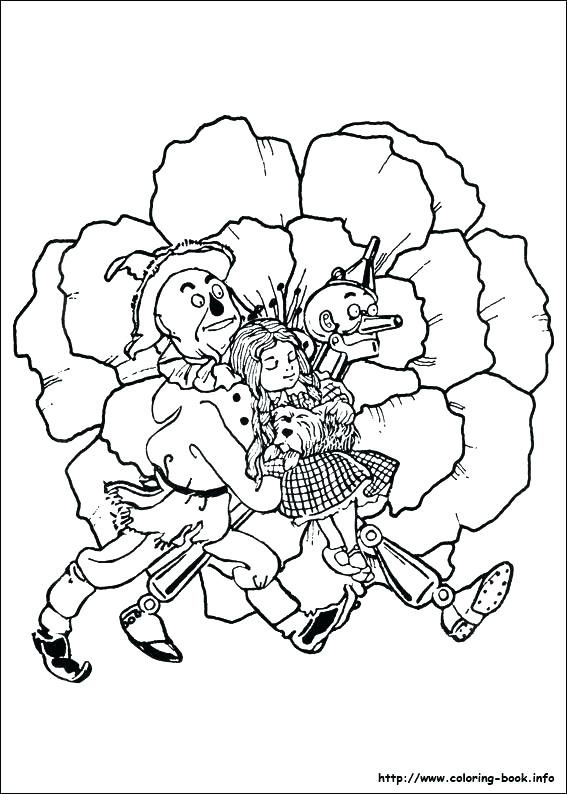 Wizard Of Oz Coloring Pages To Print The Wizard Of Oz 567x794 Wizard Of Oz Coloring Pages To Print The Wizard Of Oz