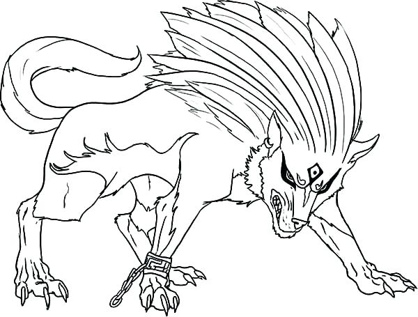 Realistic Wolf Coloring Pages Vanda 600x455 Realistic Wolf Coloring Pages Vanda