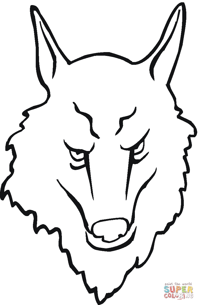 785x1200 New Free Printable Coloring Pages Of Wolf Faces Collection Free