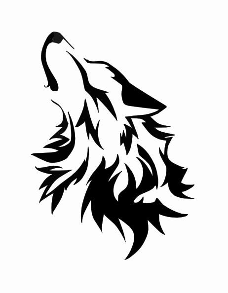 462x594 Wolf Howling