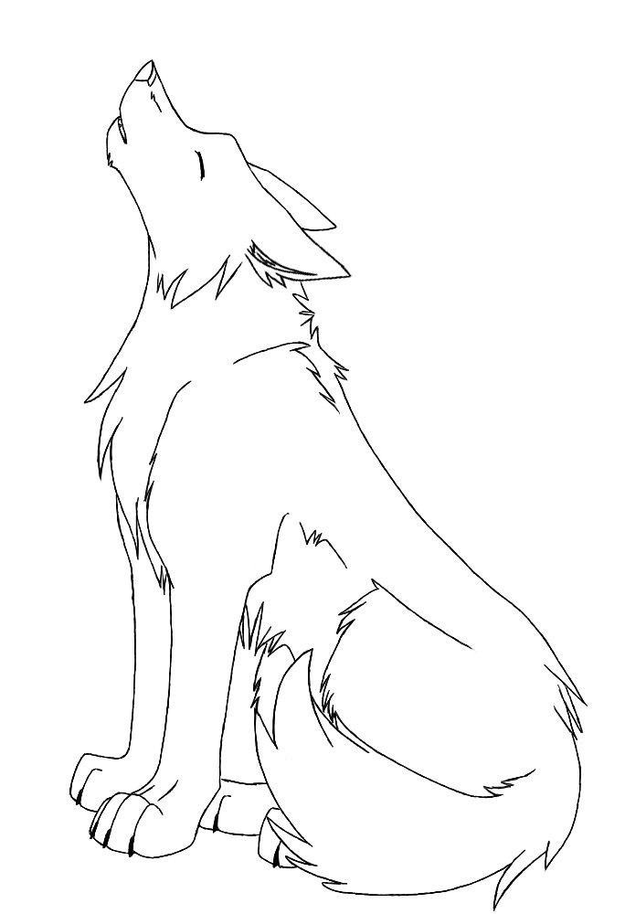 684x1000 Top 15 Free Printable Wolf Coloring Pages Online Wolf, Animal