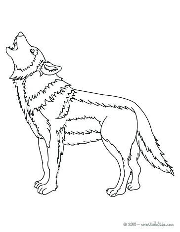 Wolf Howling Coloring Pages at GetColorings.com | Free printable ...