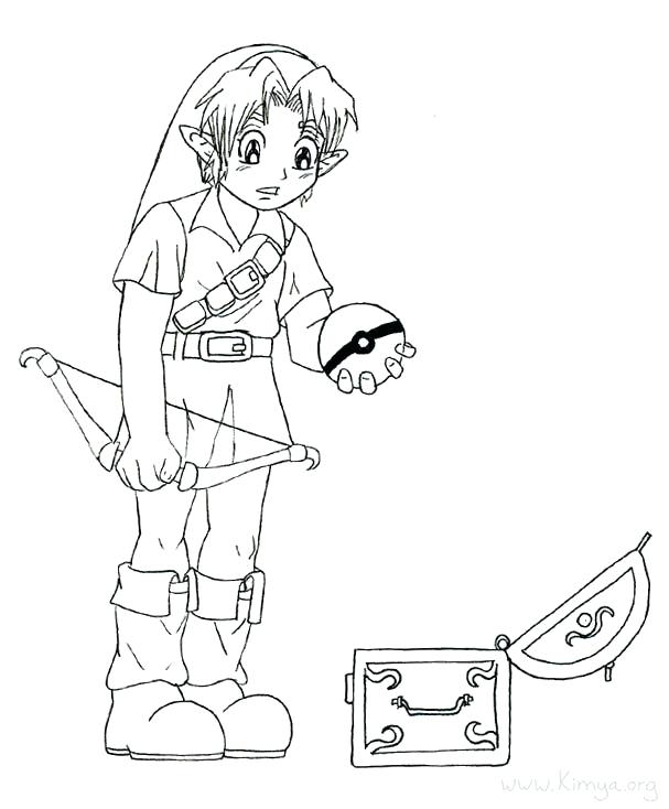 607x734 Link Coloring Pages Amazing Link Coloring Pages Coloring Pages