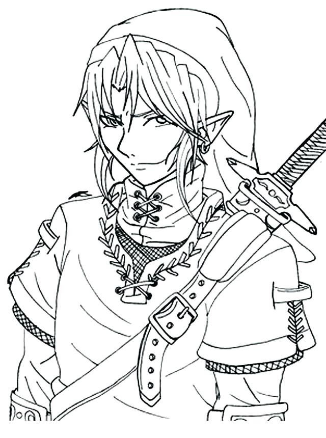 640x860 Toon Link Coloring Pages Link Coloring Pages Legend Of Coloring