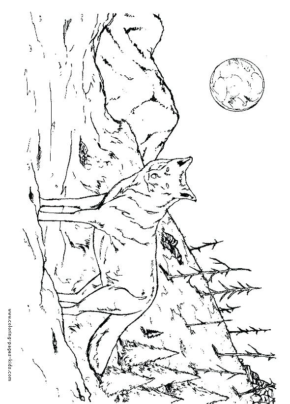 590x821 Wolf Pack Coloring Pages Realistic Wolf Howling Coloring Pages