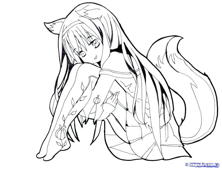 Cute Anime Coloring Pages Images Wolf Coloring Pages Anime Wolf 736x566 Cute Anime Coloring Pages Images Wolf Coloring Pages Anime Wolf