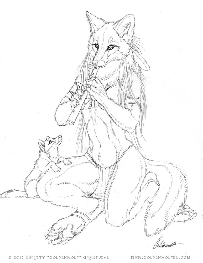 773x1000 A Song For You By Goldenwolf On Colouring Pages