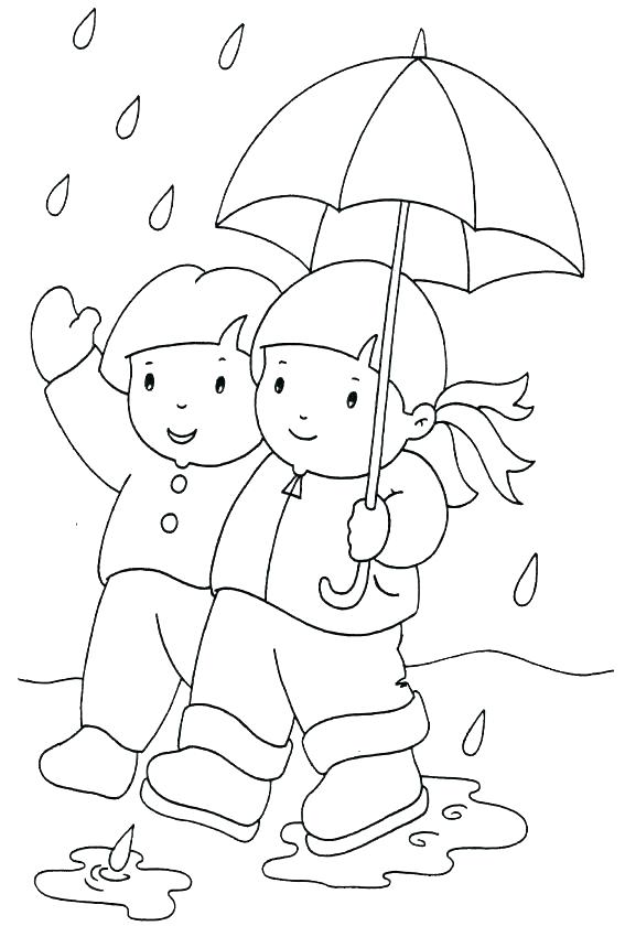 567x850 Rain Coloring Page Rain Coloring Page Rain Coloring Page Autumn