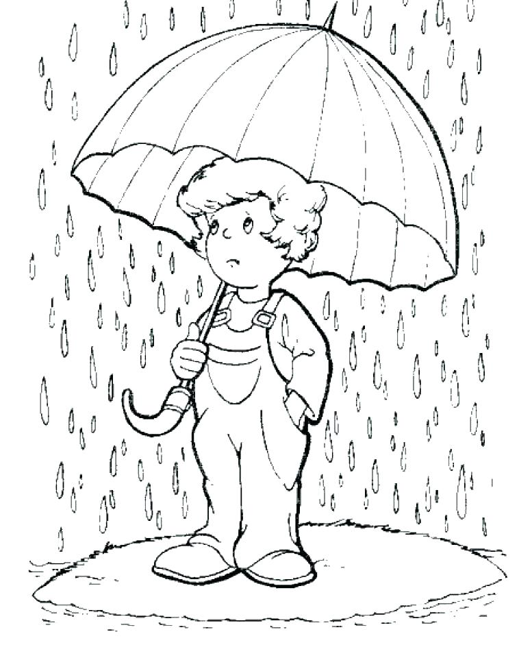 758x960 Rain Coloring Page Rain Coloring Page Rain Coloring Page Drawn