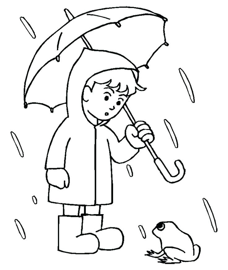 736x870 Rain Coloring Page Weather Coloring Pages Rain A Rain Gauge