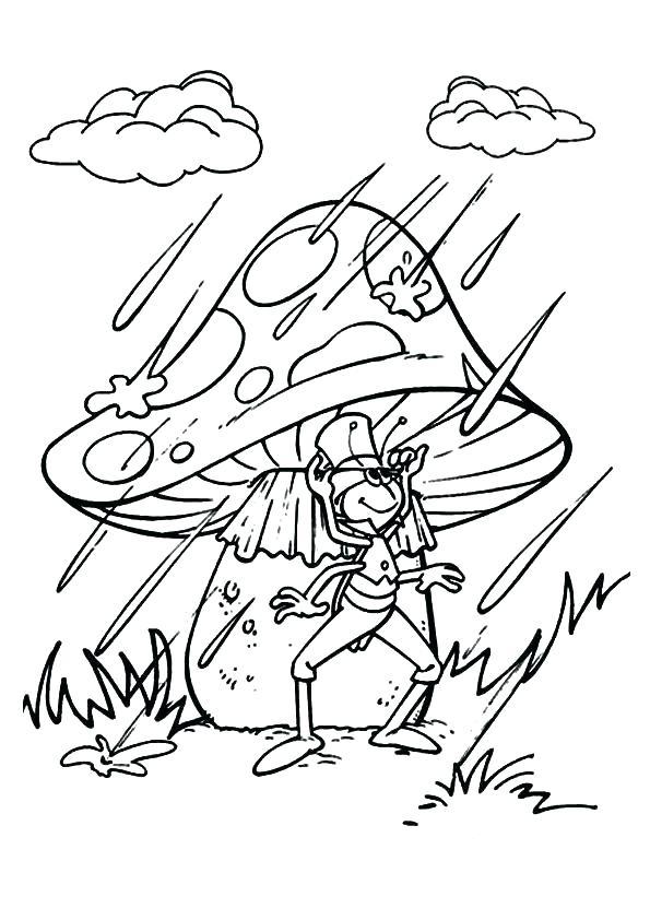 595x842 Rain Coloring Pages Rain Coloring Page With Rainy Day Coloring