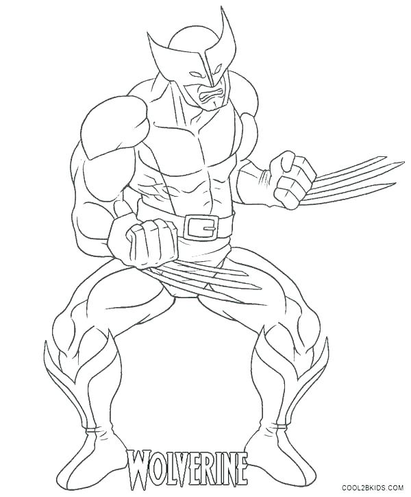 Wolverine Coloring Pages To Print Wolverine Coloring Pages 600x725 Wolverine Coloring Pages To Print Wolverine Coloring Pages