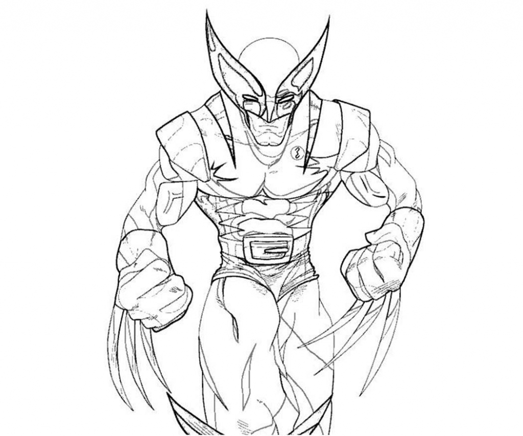 1024x853 Printable Wolverine Coloring Pages Me