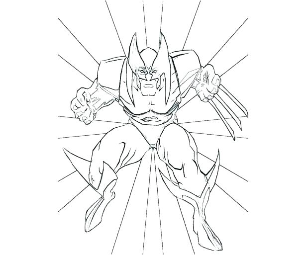 615x513 Wolverine Color Pages Free And Wolverine Coloring Pages Wolverine