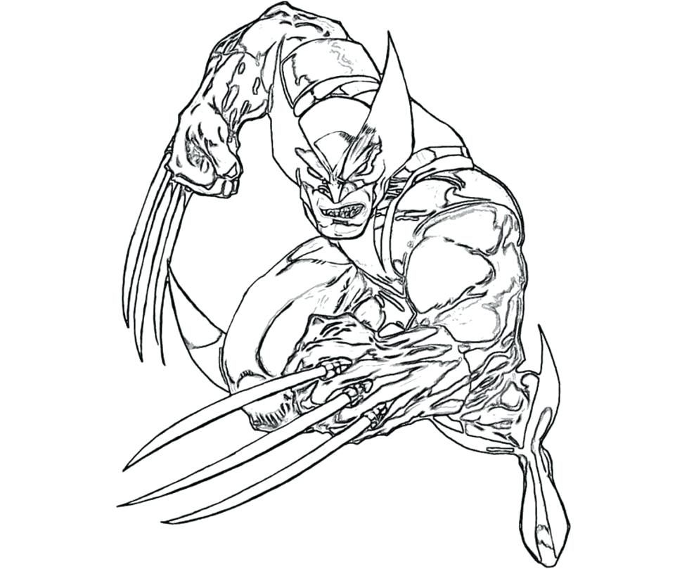 970x809 Wolverine Color Pages Coloring Book Page Wolverine Coloring Book