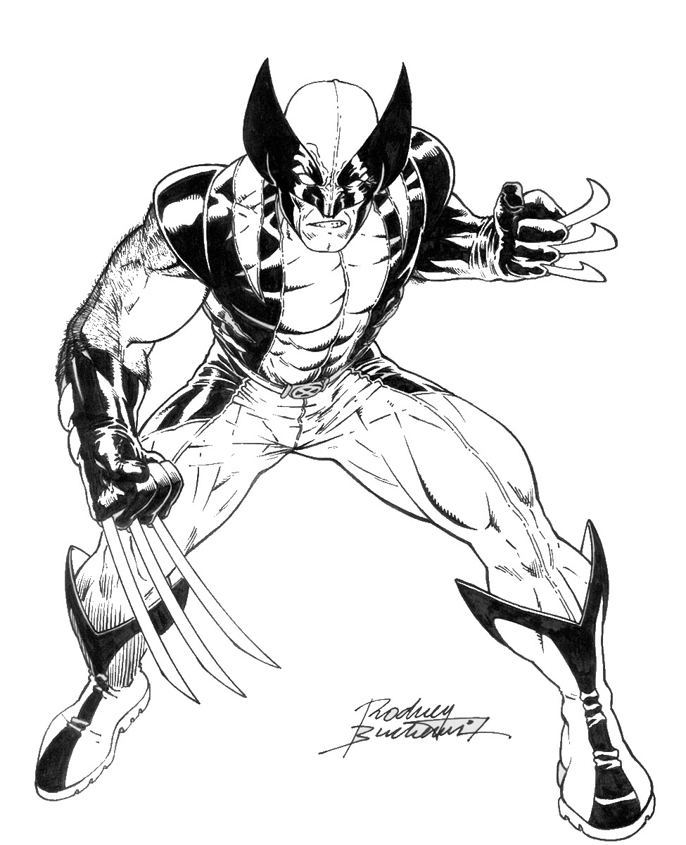 975x1200 Wolverine And The X Men Coloring Pages