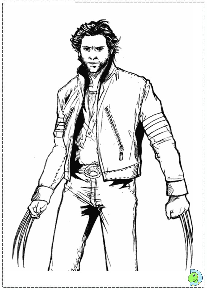 691x960 X Men Coloring Pages