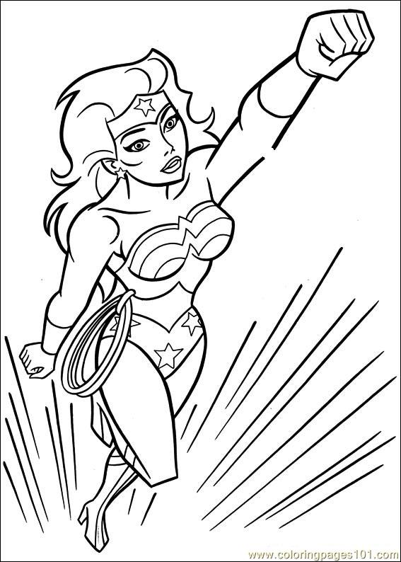 Wonder Woman 38 Coloring Page 567x794 Wonder Woman 38 Coloring Page