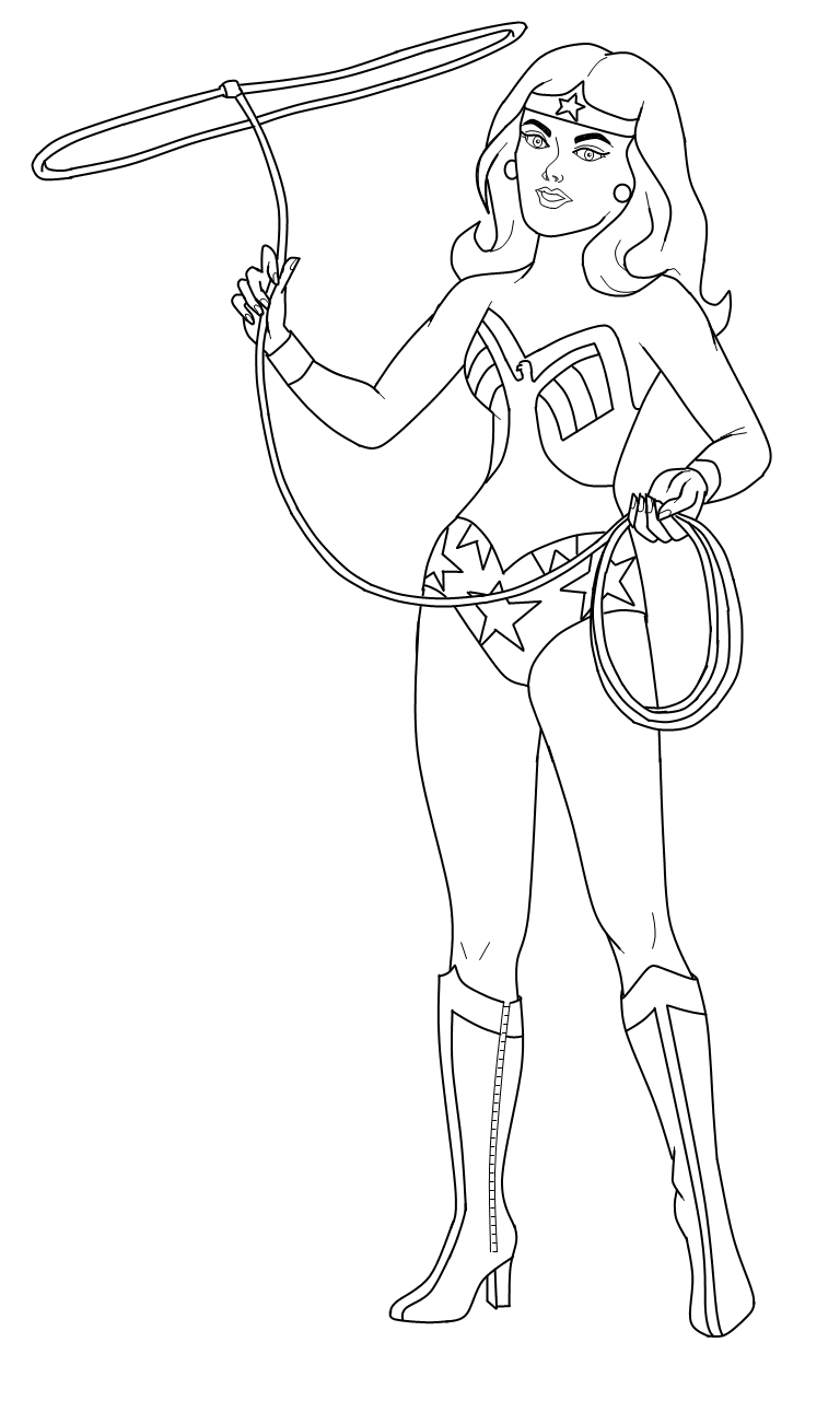 Free Wonder Woman Coloring Pages For Kids Dcic Superhero Womanmate 768x1281 Free Wonder Woman Coloring Pages For Kids Dcic Superhero Womanmate